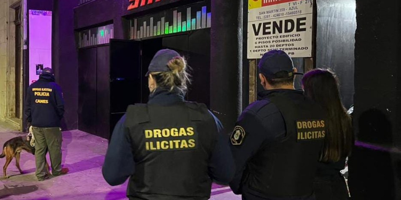 Megaoperativo en fiesta electrnica: cinco detenidos y droga de diseo incautada